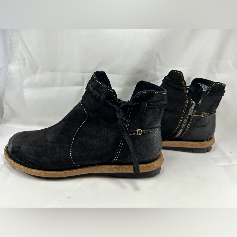 Born Womens Wynter Black Ankle Boots Size 9.5